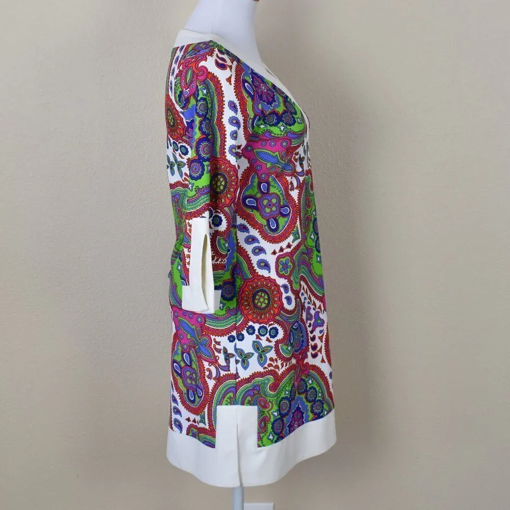 Jude Connally HOLLY Paisley Floral Tunic Dress - XS - Picture 7 of 9